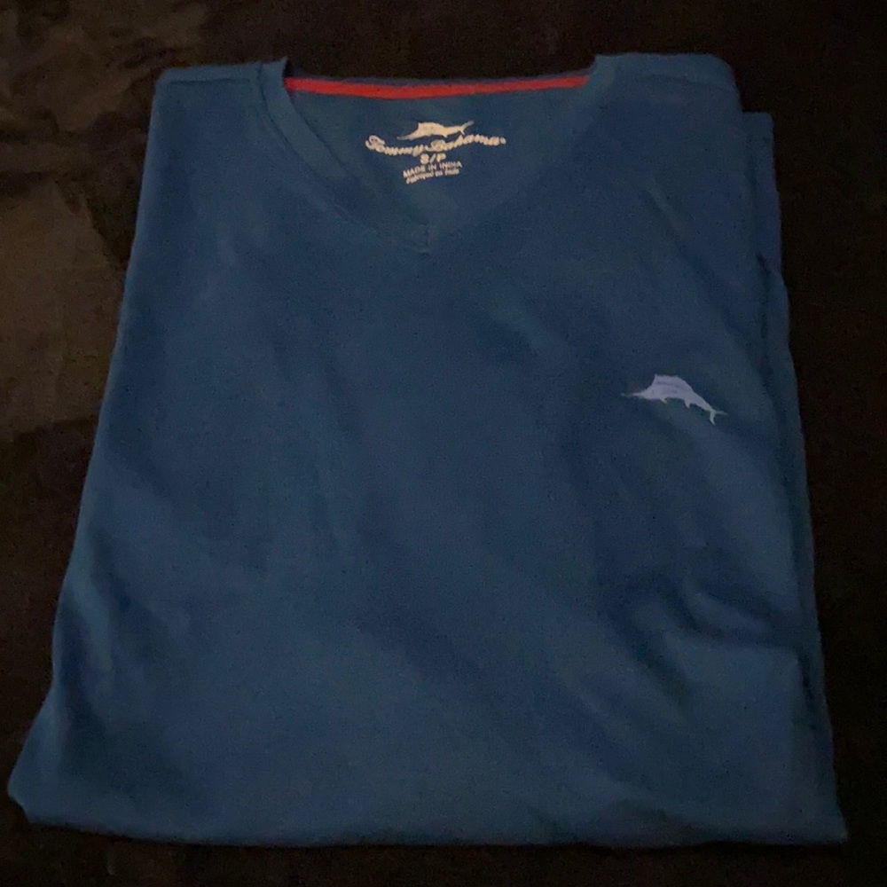 Blue V-neck T-shirt Tommy Bahama